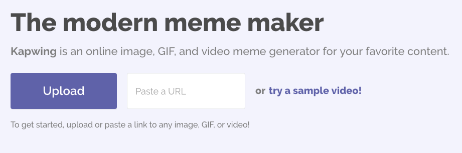Kapwing: Make video and GIF memes online